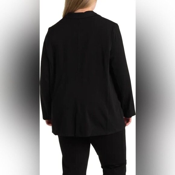 NWT T Tahari Women Black Knit Blazer Plus Size 1X/TG - Picture 2 of 8